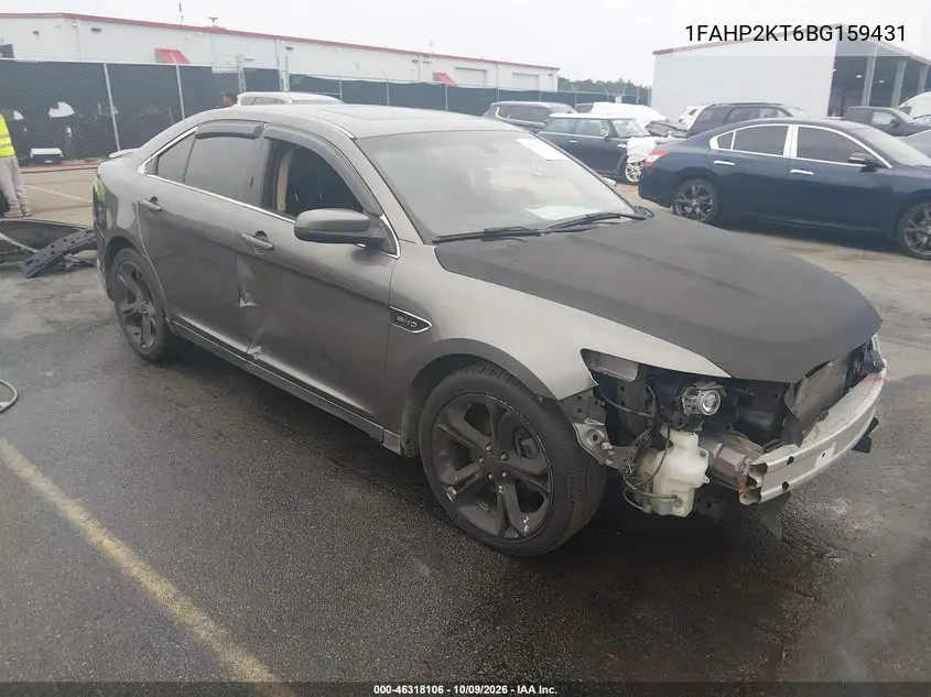 2011 Ford Taurus Sho VIN 1FAHP2KT6BG159431 фото 2