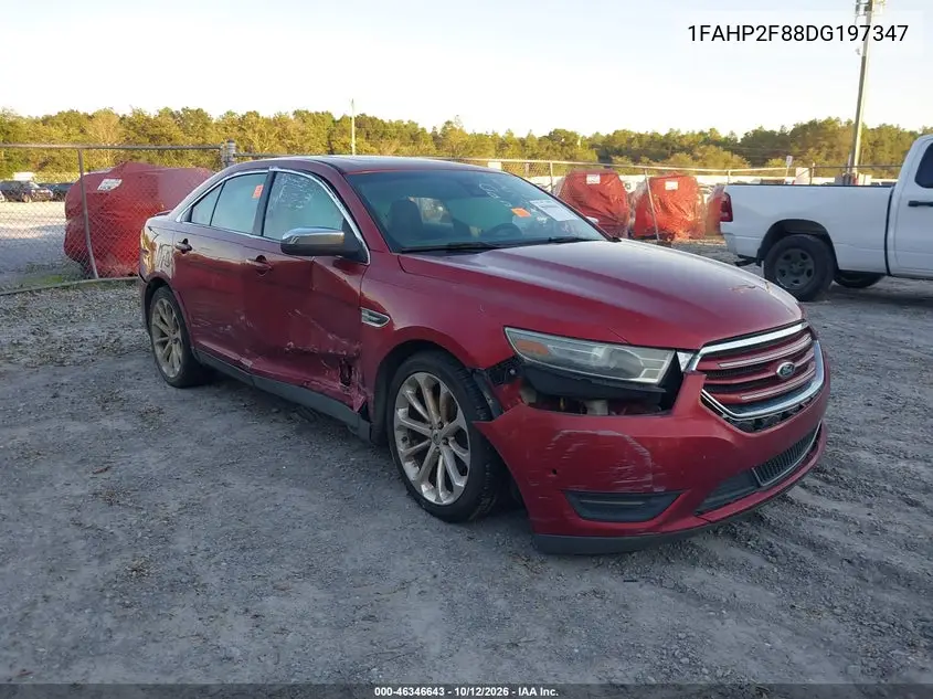 2013 Ford Taurus Limited VIN 1FAHP2F88DG197347 фото 1