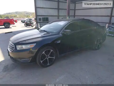 1FAHP2E84EG129212 — 2014 Ford Taurus, фото 3 с аукциона IAAI, Передняя часть