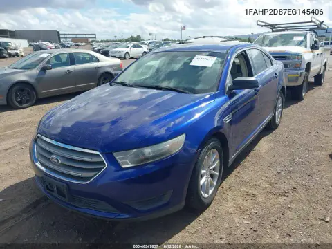 2014 Ford Taurus Se VIN 1FAHP2D87EG145406 фото 3