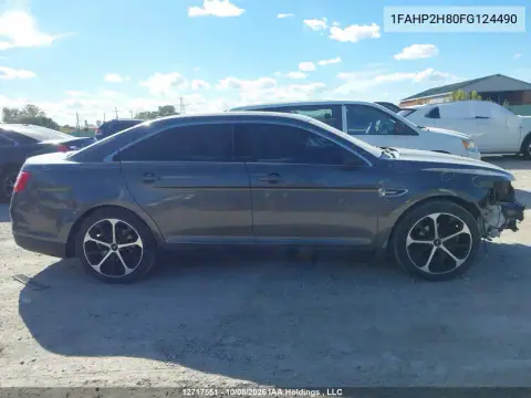 1FAHP2H80FG124490 — 2015 Ford Taurus, Передняя часть, фото до ремонта