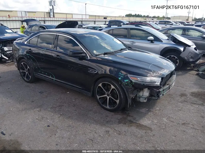 2015 Ford Taurus Sho VIN 1FAHP2KT6FG167101 фото 2