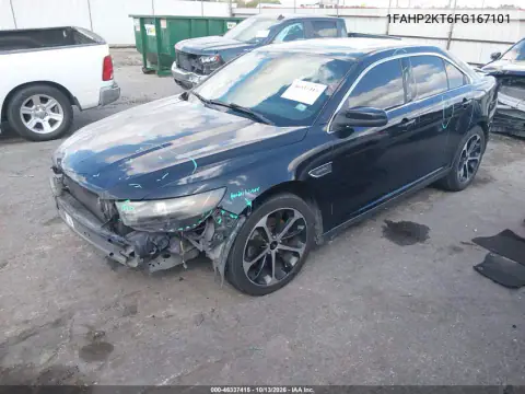 1FAHP2KT6FG167101 — 2015 Ford Taurus, Передняя часть, фото до ремонта
