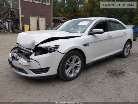 2017 Ford Taurus Sel VIN 1FAHP2H81HG138661 фото 3