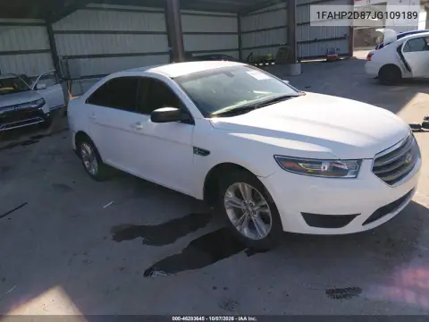 1FAHP2D87JG109189 — 2018 Ford Taurus, Повреждения со всех сторон, фото до ремонта