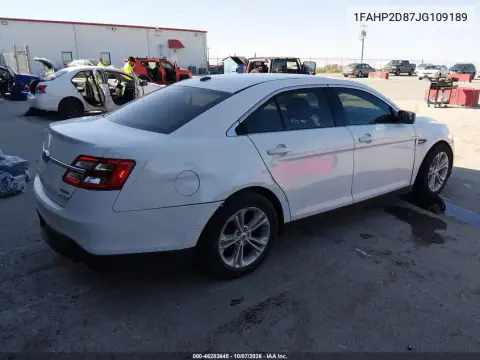 2018 Ford Taurus Se VIN 1FAHP2D87JG109189 фото 5