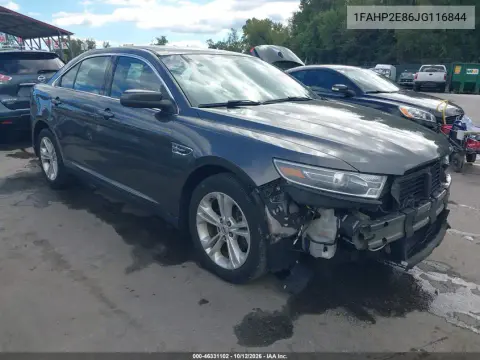 1FAHP2E86JG116844 — 2018 Ford Taurus, Передняя часть, фото до ремонта