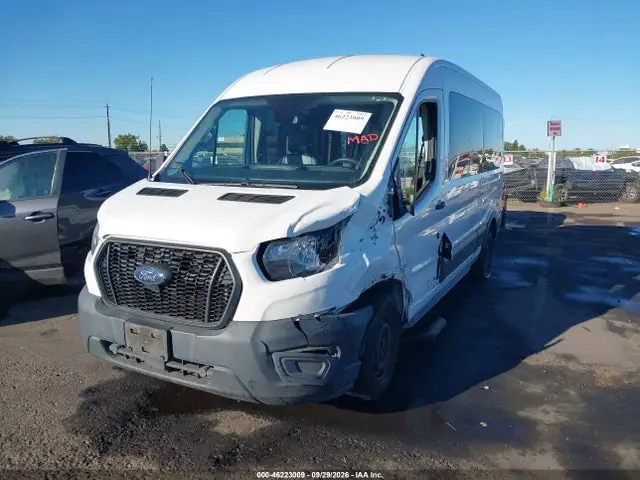 1FTYE1C85NKA31977 — 2022 Ford Transit-150, фото 2 с аукциона IAAI 14.10.2026, Передняя часть слева