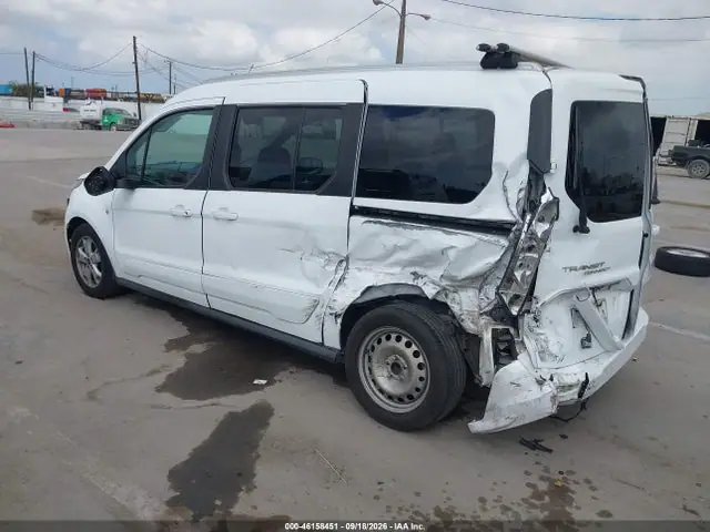 NM0GS9F71F1183362 — 2015 Ford Transit Connect XLT, фото 3 с аукциона IAAI 30.09.2026, Задняя часть