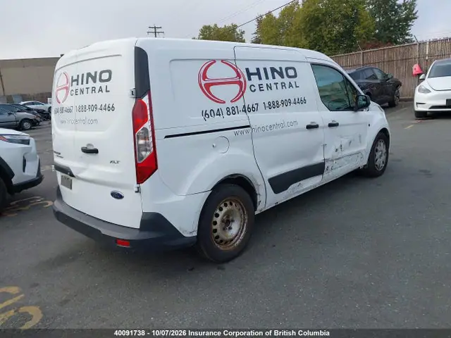 NM0LS7F79H1314463 — 2017 Ford Transit Connect XLT, фото 4 с аукциона IAAI 14.10.2026, Правый бок