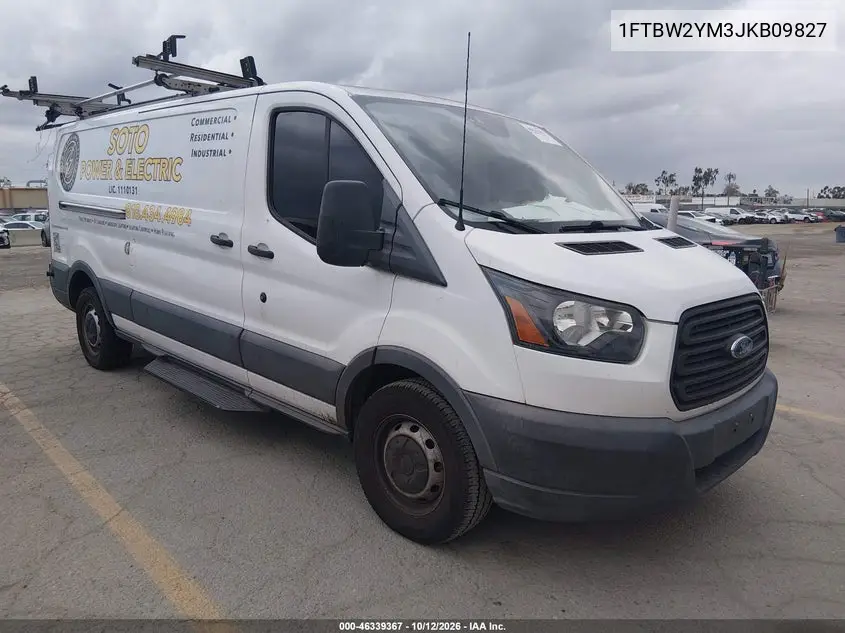 2018 Ford Transit-350 VIN 1FTBW2YM3JKB09827 фото 1