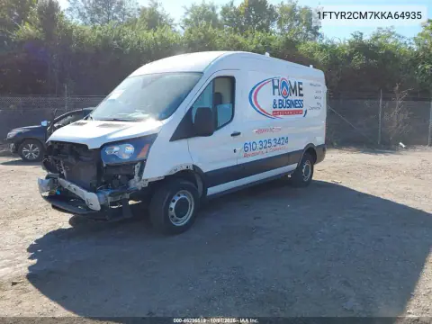 2019 Ford Transit-250 VIN 1FTYR2CM7KKA64935 фото 3
