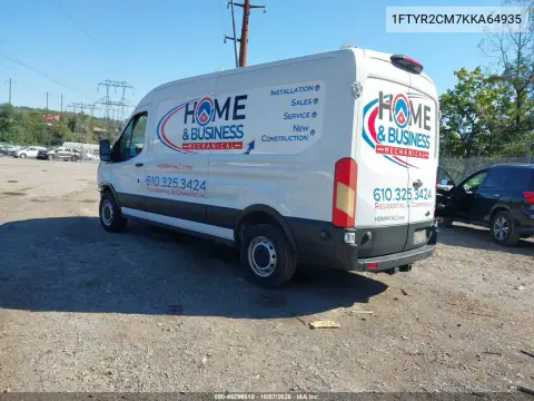 2019 Ford Transit-250 VIN 1FTYR2CM7KKA64935 фото 4
