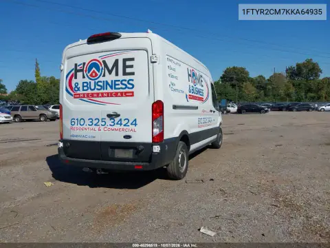 2019 Ford Transit-250 VIN 1FTYR2CM7KKA64935 фото 5