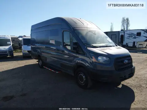 2021 Ford Transit-250 Cargo Van VIN 1FTBR3X8XMKA83118 фото 2