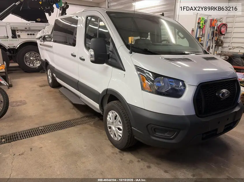2024 Ford Transit-350 Passenger Van Xl VIN 1FDAX2Y89RKB63216 фото 1
