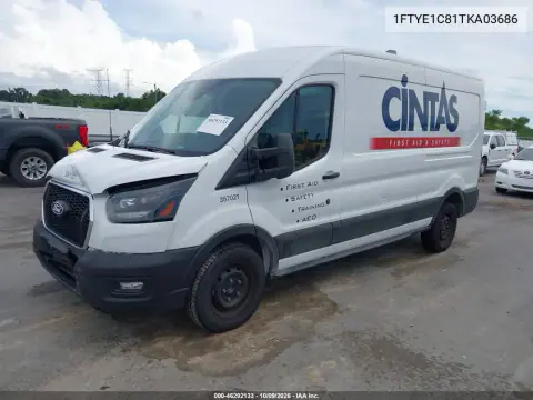 2026 Ford Transit-150 VIN 1FTYE1C81TKA03686 фото 2
