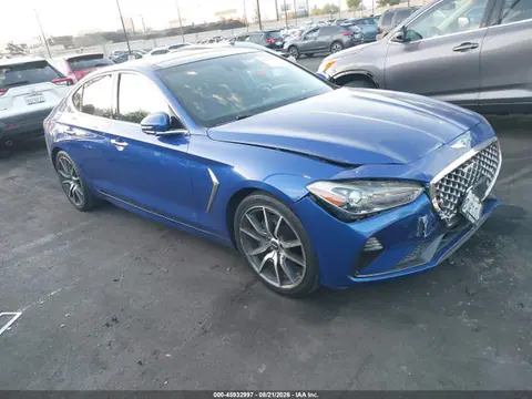 KMTG44LA4KU037676 — 2019 Genesis G70 2.0T Advanced, Передняя часть (Front End), фото до ремонта