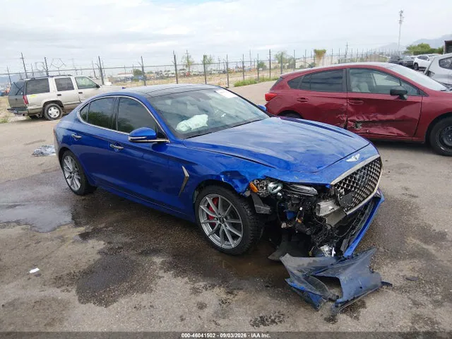 2020 Genesis G70 3.3t Awd VIN KMTG34LE0LU053509 фото 1