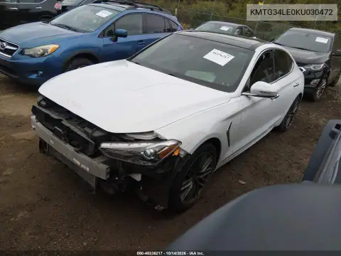 KMTG34LE0KU030472 — 2019 Genesis G70, фото 3 с аукциона IAAI, Не указано