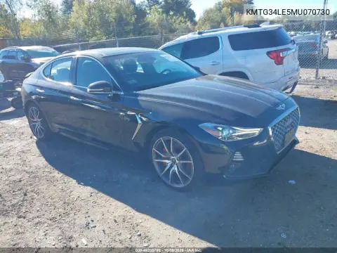 2021 Genesis G70 3.3T Awd VIN KMTG34LE5MU070730 фото 2