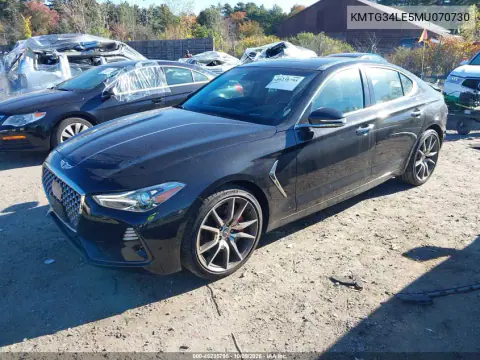 2021 Genesis G70 3.3T Awd VIN KMTG34LE5MU070730 фото 3
