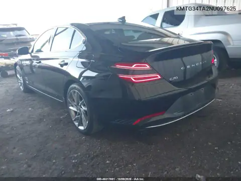 2022 Genesis G70 2.0T Rwd VIN KMTG34TA2NU097625 фото 4