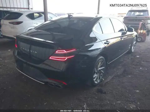 2022 Genesis G70 2.0T Rwd VIN KMTG34TA2NU097625 фото 5