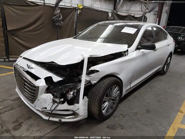 KMHGN4JE0JU239040 — 2018 Genesis G80 3.8, фото 2 с аукциона IAAI 13.10.2026, Передняя часть