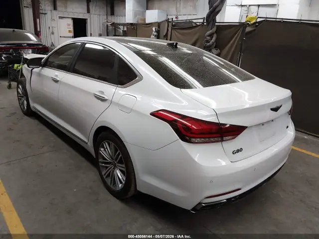 KMHGN4JE0JU239040 — 2018 Genesis G80 3.8, фото 3 с аукциона IAAI 13.10.2026, Передняя часть
