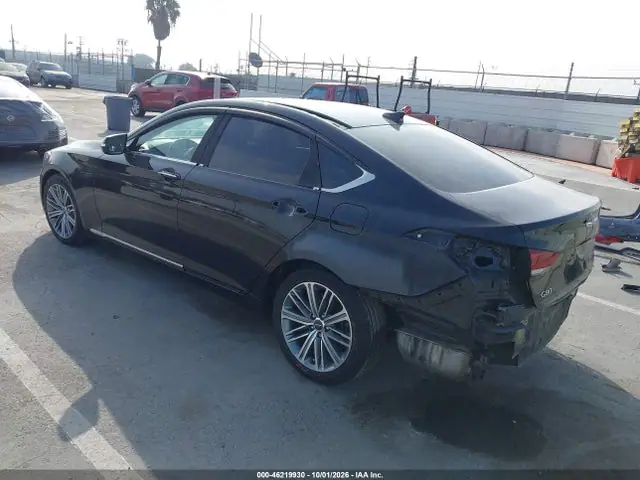 KMHGN4JEXJU238641 — 2018 Genesis G80 3.8, фото 3 с аукциона IAAI 14.10.2026, Задняя часть