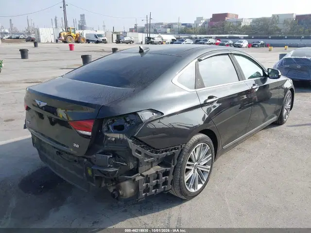 KMHGN4JEXJU238641 — 2018 Genesis G80 3.8, фото 4 с аукциона IAAI 14.10.2026, Задняя часть