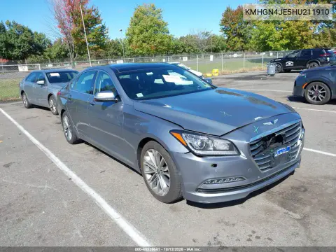 KMHGN4JE5HU211910 — 2017 Genesis G80, Передняя часть, фото до ремонта