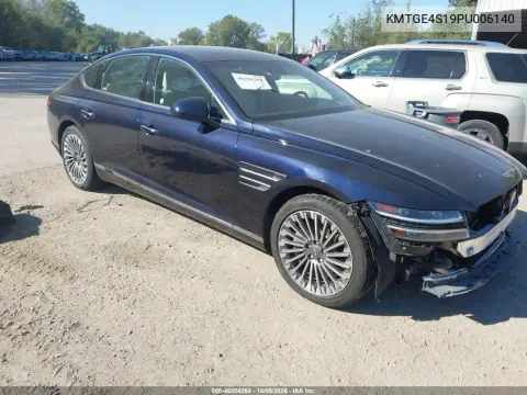 KMTGE4S19PU006140 — 2023 Genesis G80, Передняя часть, фото до ремонта