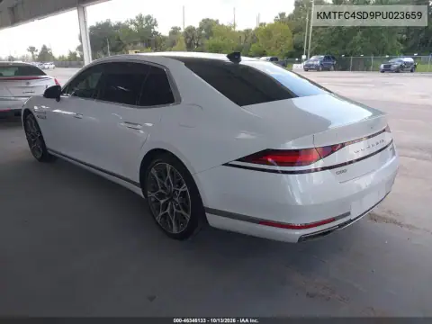 KMTFC4SD9PU023659 — 2023 Genesis G90, фото 4 с аукциона IAAI, Справа сзади