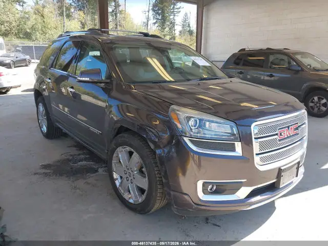 1GKKVTKD4FJ246780 GMC Acadia Denali 2015 — повреждение Передняя часть справа, фото до ремонта