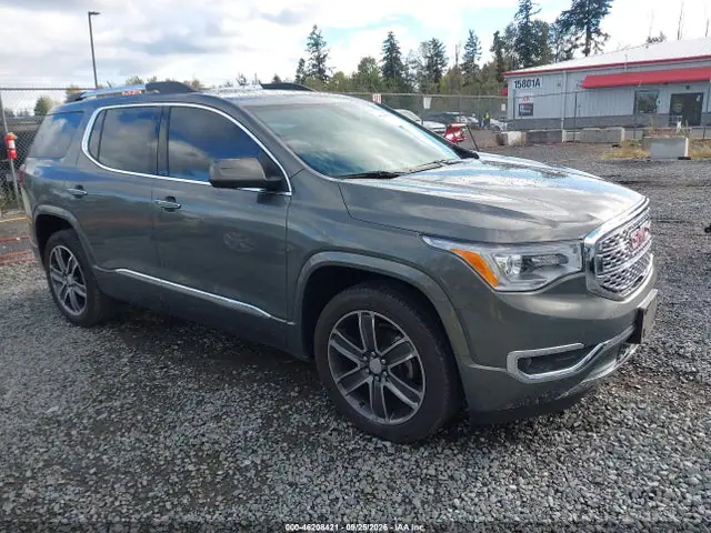1GKKNXLS0JZ158727 — 2018 GMC Acadia Denali, Левый бок (Left Side), фото до ремонта