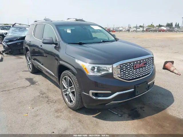 1GKKNXLS5KZ182328 — 2019 GMC Acadia Denali, Задняя часть (Rear), фото до ремонта