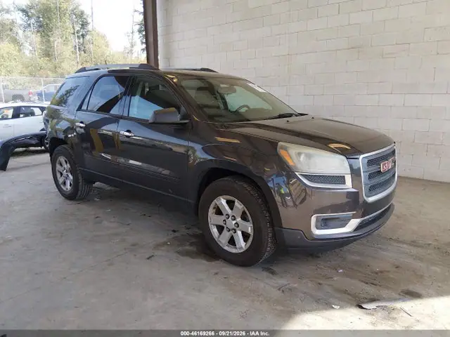 1GKKRNED4FJ346213 — 2015 GMC Acadia SLE-1, Задняя часть (Rear), фото до ремонта