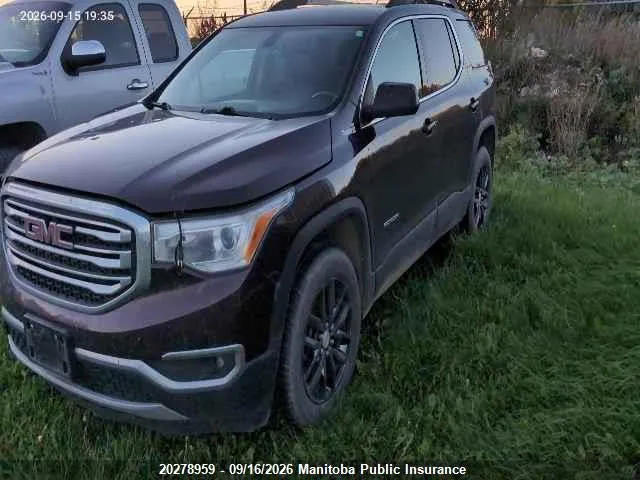 2017 GMC ACADIA SLT VIN 1GKKNULS7HZ275214 фото 1