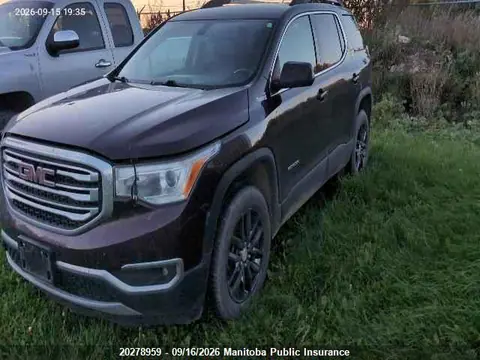 1GKKNULS7HZ275214 — 2017 GMC Acadia SLT, Град (Hail), фото до ремонта