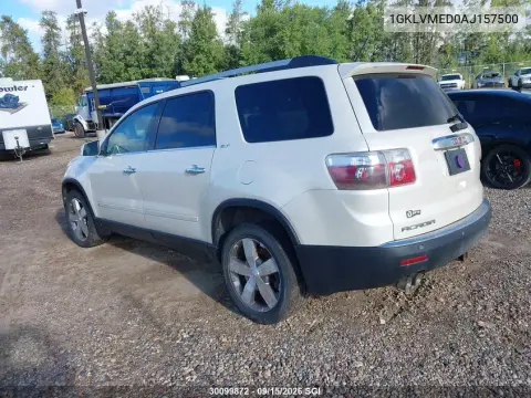 2010 GMC Acadia Slt-1 VIN 1GKLVMED0AJ157500 фото 4