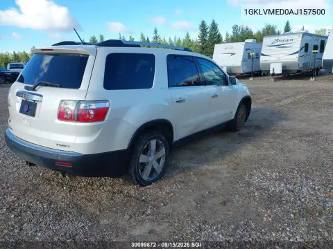 2010 GMC Acadia Slt-1 VIN 1GKLVMED0AJ157500 фото 5