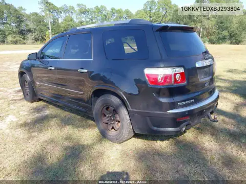 1GKKVTEDXBJ293804 — 2011 GMC Acadia, фото 3 с аукциона IAAI, Подтопление