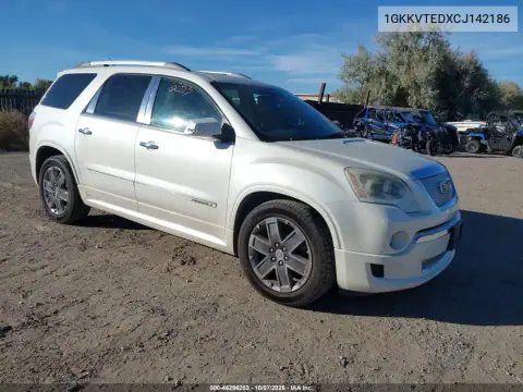 2012 GMC Acadia Denali VIN 1GKKVTEDXCJ142186 фото 2