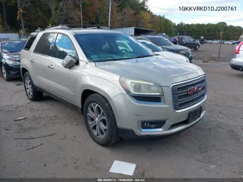 1GKKVRKD1DJ200761 — 2013 GMC Acadia, Повреждение крыши, фото до ремонта