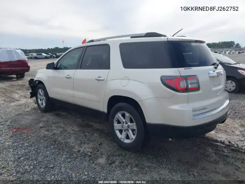 2015 GMC Acadia Sle-1 VIN 1GKKRNED8FJ262752 фото 4