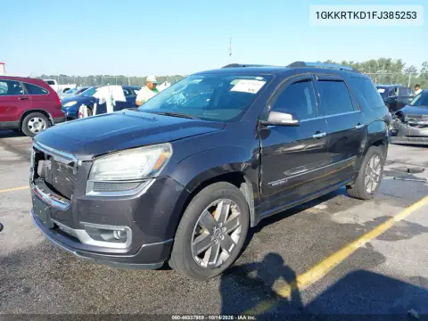 1GKKRTKD1FJ385253 — 2015 GMC Acadia, фото 3 с аукциона IAAI, Передняя часть