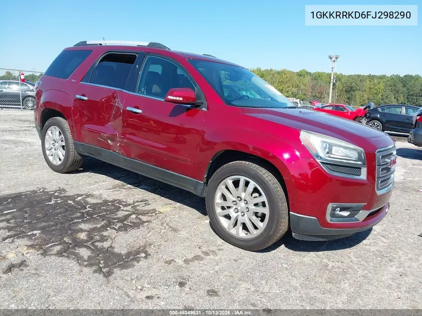 1GKKRRKD6FJ298290 — 2015 GMC Acadia, фото 2 с аукциона IAAI, Боковая часть