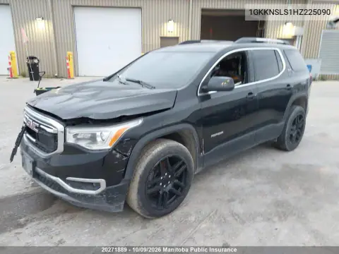2017 GMC Acadia Sle VIN 1GKKNSLS1HZ225090 фото 2